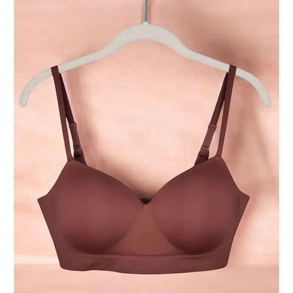 Truekind Shapermint Supportive Comfort Wireless Shaping Bra Size Large New